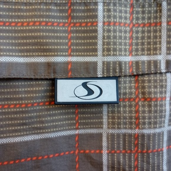 Sportek Men's Plaid Windbreaker - Large - YABL8E - Picture 3 of 6